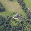 Oblique aerial view of Grandtully Castle, taken from the NE.