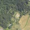 Oblique aerial view of Castle Menzies walled garden, taken from the WNW.