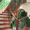 Interior. General view of staircase to upper floor.