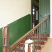 Interior. General view of staircase to upper floor.