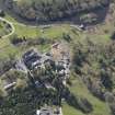 Oblique aerial view of Blair Drummond House, looking S.