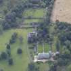 Oblique aerial view of Edgerston House, taken from the N.