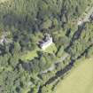 Oblique aerial view of Branxholme Castle, taken from the S.