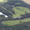 Oblique aerial view of Bowhill Country House, taken from the N.