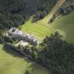 Oblique aerial view of Bowhill Country House, taken from the NW.