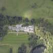 Oblique aerial view of Bowhill Country House, taken from the SE.