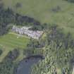 Oblique aerial view of Bowhill Country House, taken from the E.