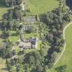 Oblique aerial view of Hayston House, taken from the W.