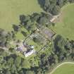 Oblique aerial view of Hayston House, taken from the SW.