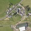 Oblique aerial view of Castlehill Tower, taken from the SSE.