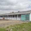 Rear elevation of HORSA huts from South West.