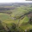 General oblique aerial view of Pressmennan Wood, Pressmennan Loch and Ruchlaw West Mains, looking S.