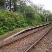 View looking across the track to the former Glencarron railway station