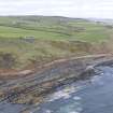 General oblique aerial view of Red Heugh, looking SW.