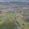 General oblique aerial view of Bridge of Earn, Moncrieffe Hill, looking N.