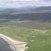 Oblique aerial view of Machrie Hotel Golf Course, looking NE.