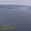 General oblique aerial view of The North Head, Swona with a view of the Cantick Sound, looking NW.