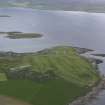 General oblique aerial view of the Point of Ness, looking E.