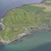 General oblique aerial view of the golf course at Point of Ness, looking WSW.