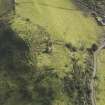 Oblique aerial view of Knockdavie Castle, looking to the NE.