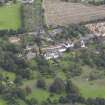 General oblique aerial view of Inveresk Village Road centred on the Manor House, looking to the NE.