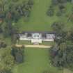 Oblique aerial view of Preston Hall, looking to the N.