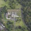 Oblique aerial view of Newbattle Abbey House, looking to the NE.