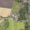 Oblique aerial view of Roseberry Home Farm, looking to the W.