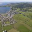 General oblique aerial view of Campbeltown, looking SE.