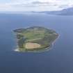 General oblique aerial view of Inchmarnock Island, looking S.