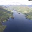 General oblique aerial view of Loch Katrine, looking NW.