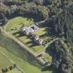 Oblique aerial view of Chatelherault Hunting Lodge, taken from the WNW.