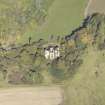 Oblique aerial view of Cambusnethan House, taken from the S.