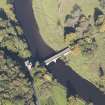Oblique aerial view of Maudslie Bridge, taken from the S.