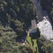 Oblique aerial view of Bonnington Hydro-Electric Power Station, taken from the N.