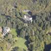 Oblique aerial view of Corehouse Country House, taken from the SW.
