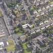 Oblique aerial view of St Mary's Roman Catholic Church Falkirk, taken from the WNW.