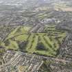 Oblique aerial view of Falkirk Tryst Golf Course, taken from the NW.