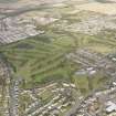 Oblique aerial view of Falkirk Tryst Golf Course, taken from the SW.