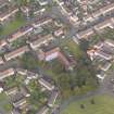 Oblique aerial view of Stenhouse and Carron Parish Church, taken from the S.