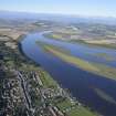 General oblique aerial view of the River Tay centred on Newburgh, taken from the E.