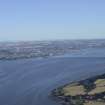 General oblique aerial view of the River Tay centred on the Tay Bridge, taken from the SW.