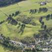 Oblique aerial view of Lumphanan Golf Course, taken from the N.