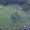 Oblique aerial view of Knock Castle, taken from the N.