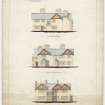 House for R Wyllie Esq.
Side elevation & front elevation
W L Carruthers Architect Inverness ?1892