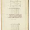 Section and elevations for proposed alterations. 
Title: Haymarket Bar Nos 12 & 13 West Maitland Street.  Extensions and Elevations for R.G Wallace Esq