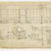 Plans, section and elevations showing proposed new front. 
Title: Haymarket Bar Nos 12 & 13 West Maitland Street.  Extensions and alterations for R.G Wallace Esq