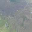General oblique aerial view of Foula Airstrip, Da Muggie, Foula, looking N.