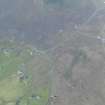 General oblique aerial view of Foula Airstrip, Da Hametoon, Foula, looking N.