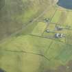 General oblique aerial view of Belmont House, Unst, looking S.